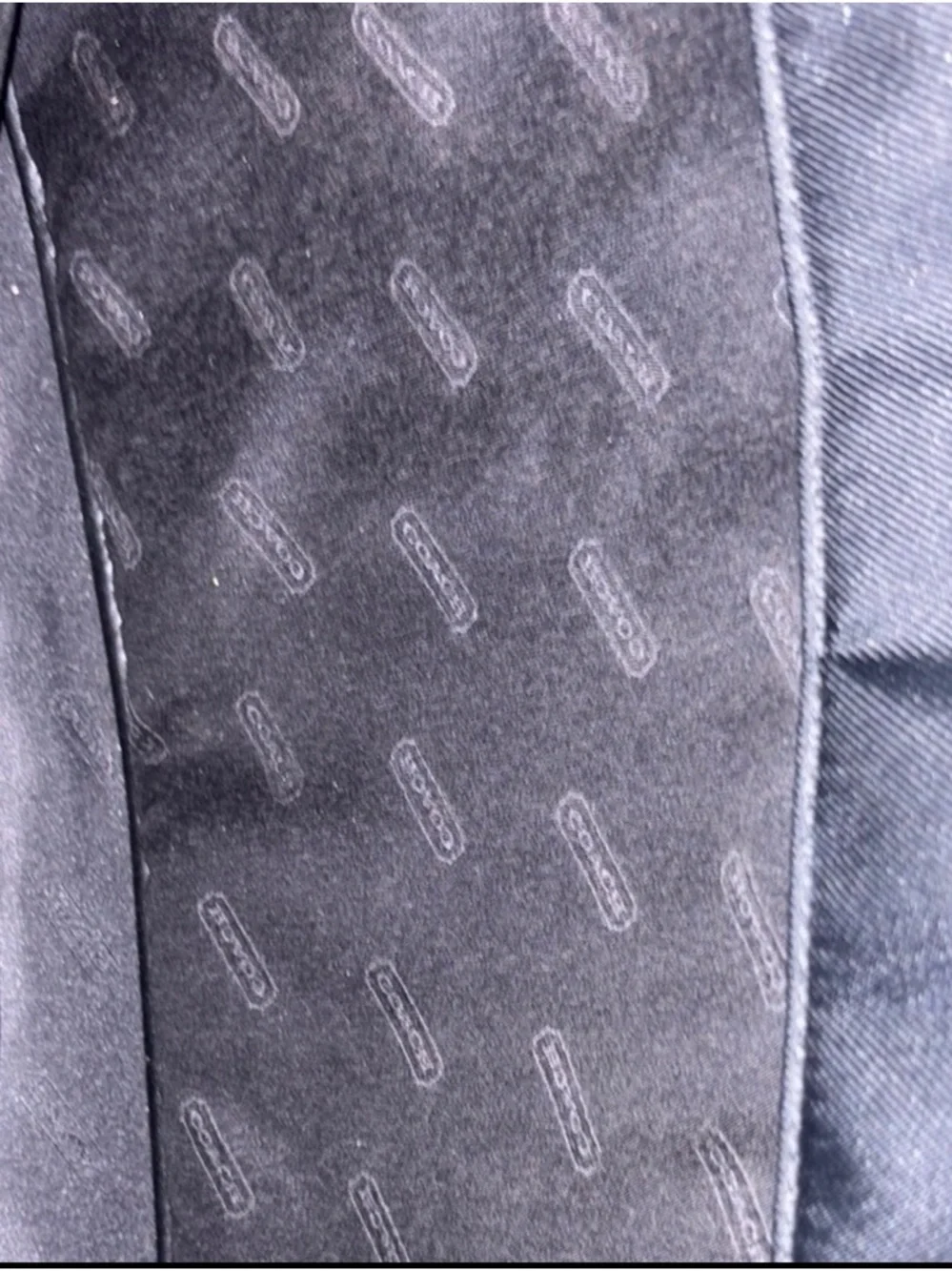 Coach Black Tote Bag with Leather Handles - Picture 9 of 10